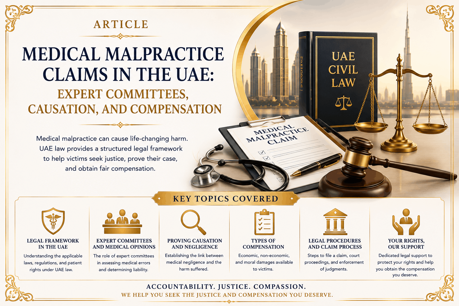 Medical Negligence & Healthcare Liability in the UAE: Malpractice Claims, Expert Committees, Causation, and Compensation