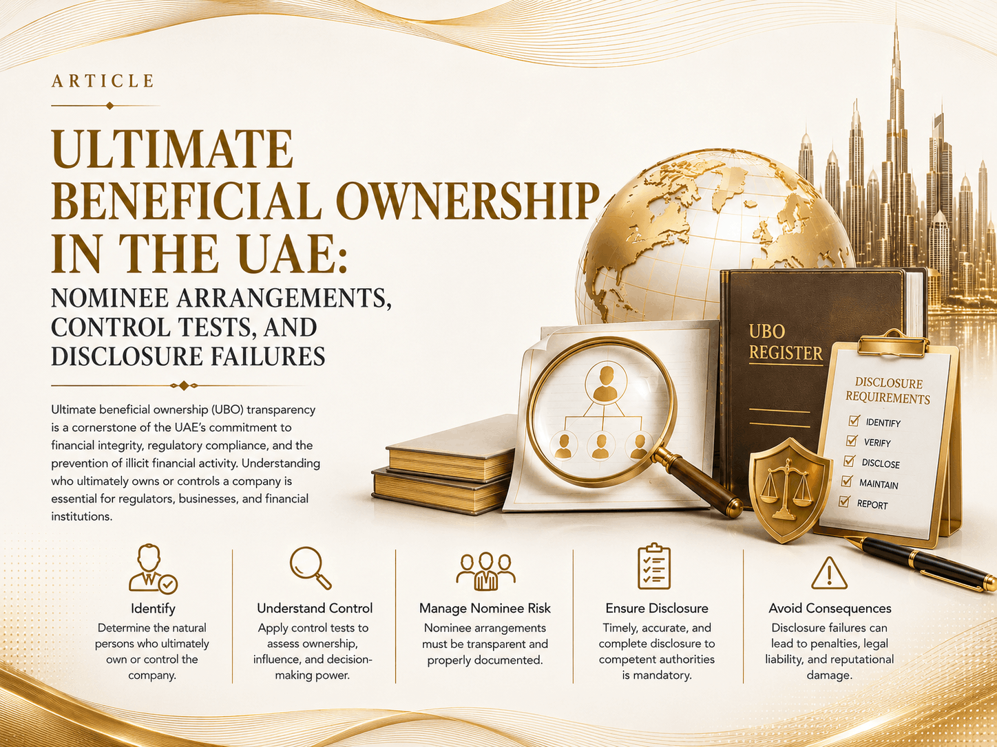 Ultimate Beneficial Ownership in the UAE: Nominee Arrangements, Control Tests, and Disclosure Failures Ultimate Beneficial Ownership in the UAE: Nominee Arrangements, Control Tests, and Disclosure Failures