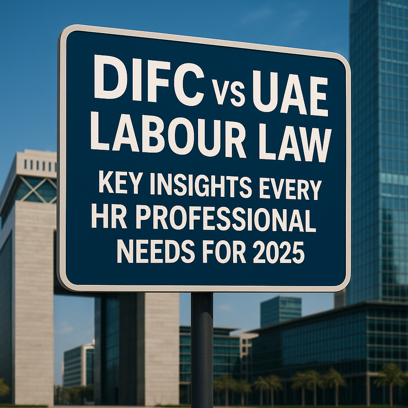 HR professionals discussing DIFC and UAE Labour Law updates with legal documents