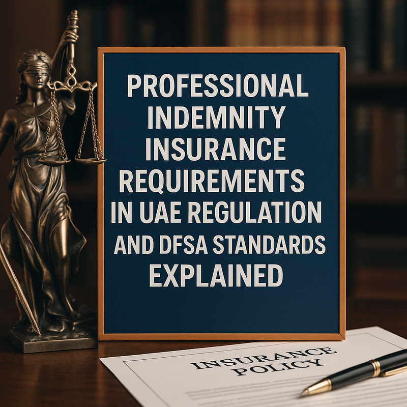 Compliance checklist for DFSA professional indemnity insurance UAE 2025 updates